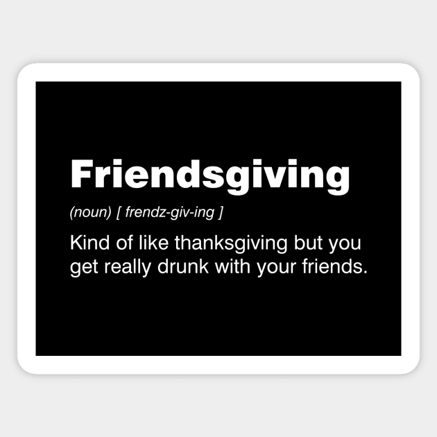 Friendsgiving Sticker by YiannisTees